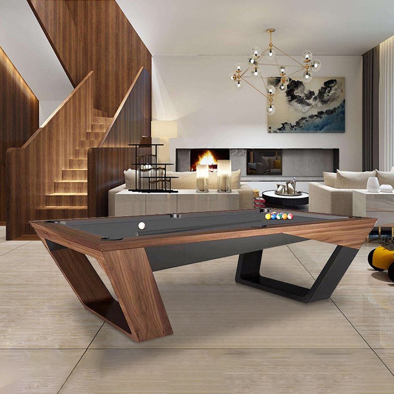 Xingsheng 2024 New Design Indoor Snooker Table Modern Style Luxury 9ft Stone Billiards Table