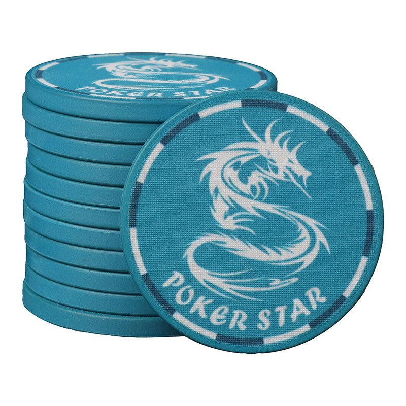 Cheap Poker Star Lucky Dragon Design Chinese Factory For Casino Grade Entertainment Texas Hold'em Ceramic Poker Chips