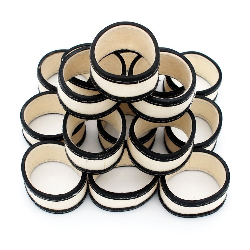 Pool ball cleaner rings 57.2mm 16pcs wool round ring woolen pads for billiard ball cleaner machine