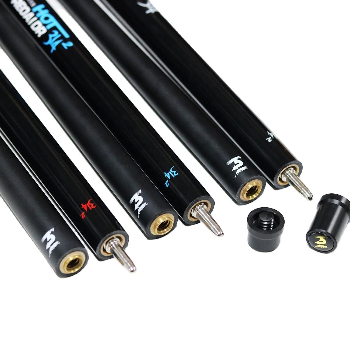 Xikuno Factory Direct Sales High-grade Pool Cue 2 Pieces Carbon Shaft Pool Cue 58 Inch Length for Sale (Red)