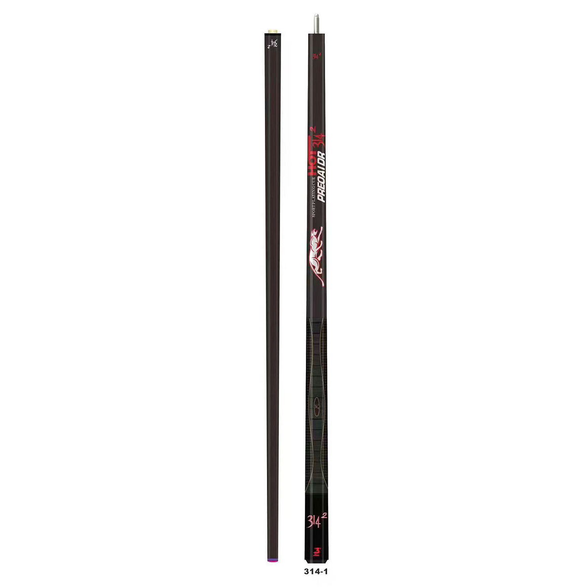 Xikuno Factory Direct Sales High-grade Pool Cue 2 Pieces Carbon Shaft Pool Cue 58 Inch Length for Sale (Red)
