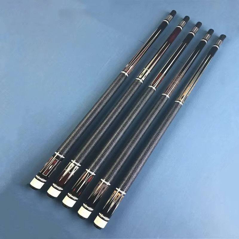 Professional Canadian Maple Wood Pool Cue Stick Snooker Carom Cue Ebony Carbon Butt Stainless Steel 13mm Minimum Order 1 Piece