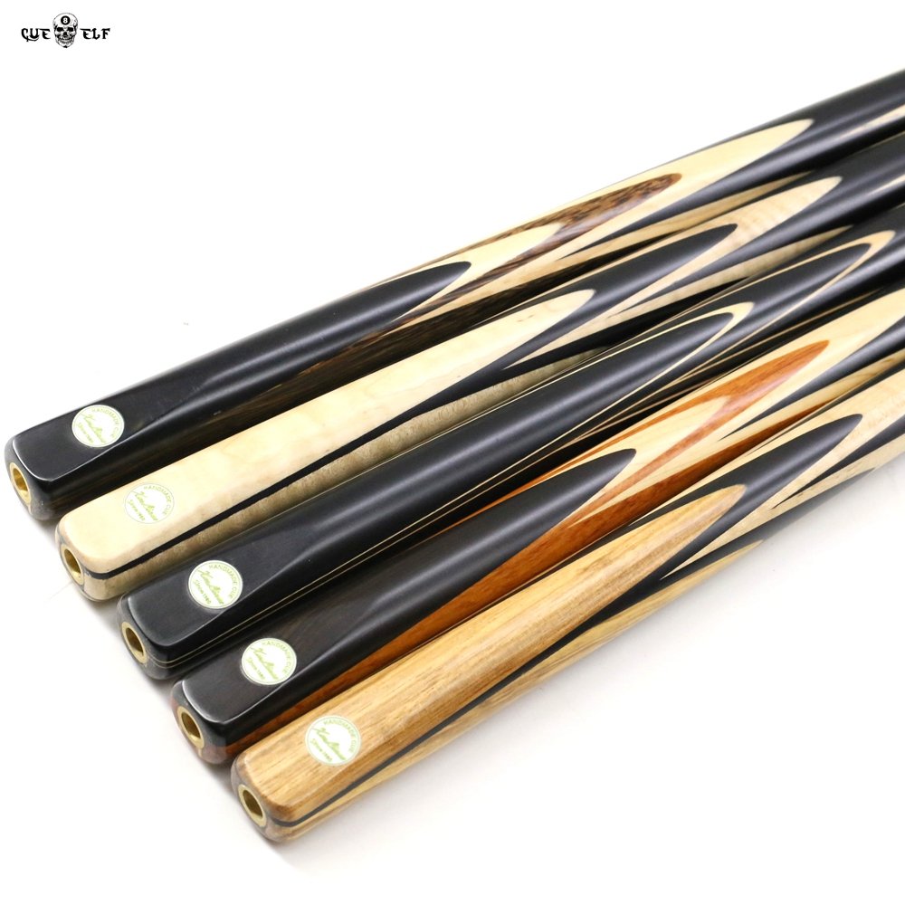 Cueelf factory manufacture ebony wood handmade snooker pool cue stick