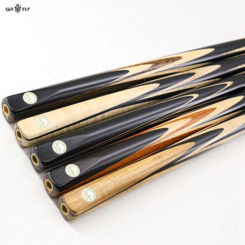Cueelf factory manufacture ebony wood handmade snooker pool cue stick