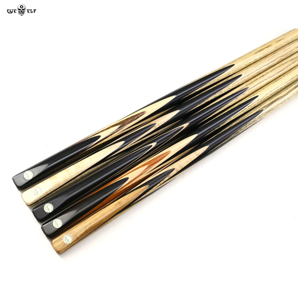 Cueelf factory manufacture ebony wood handmade snooker pool cue stick