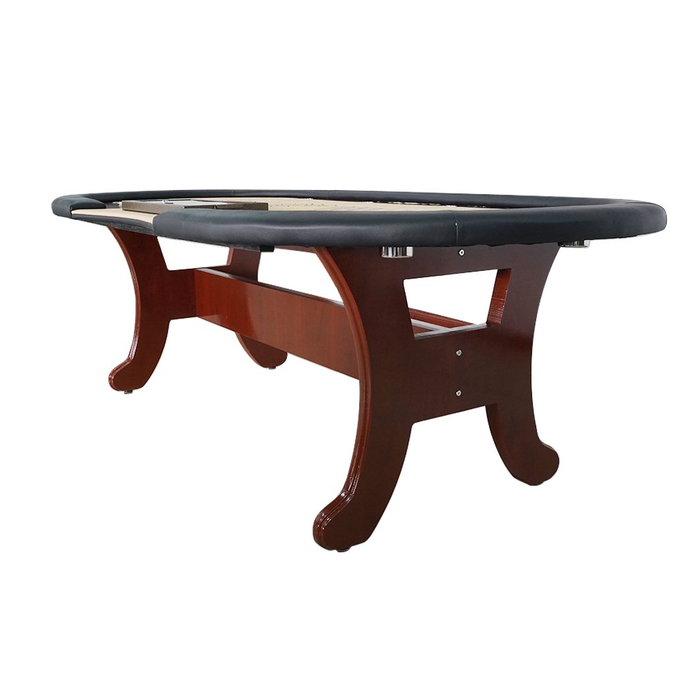 Casino One Stop Shop For Custom Felt Color Baccarat Tables 2.4m Casino Poker Game Gambling Table