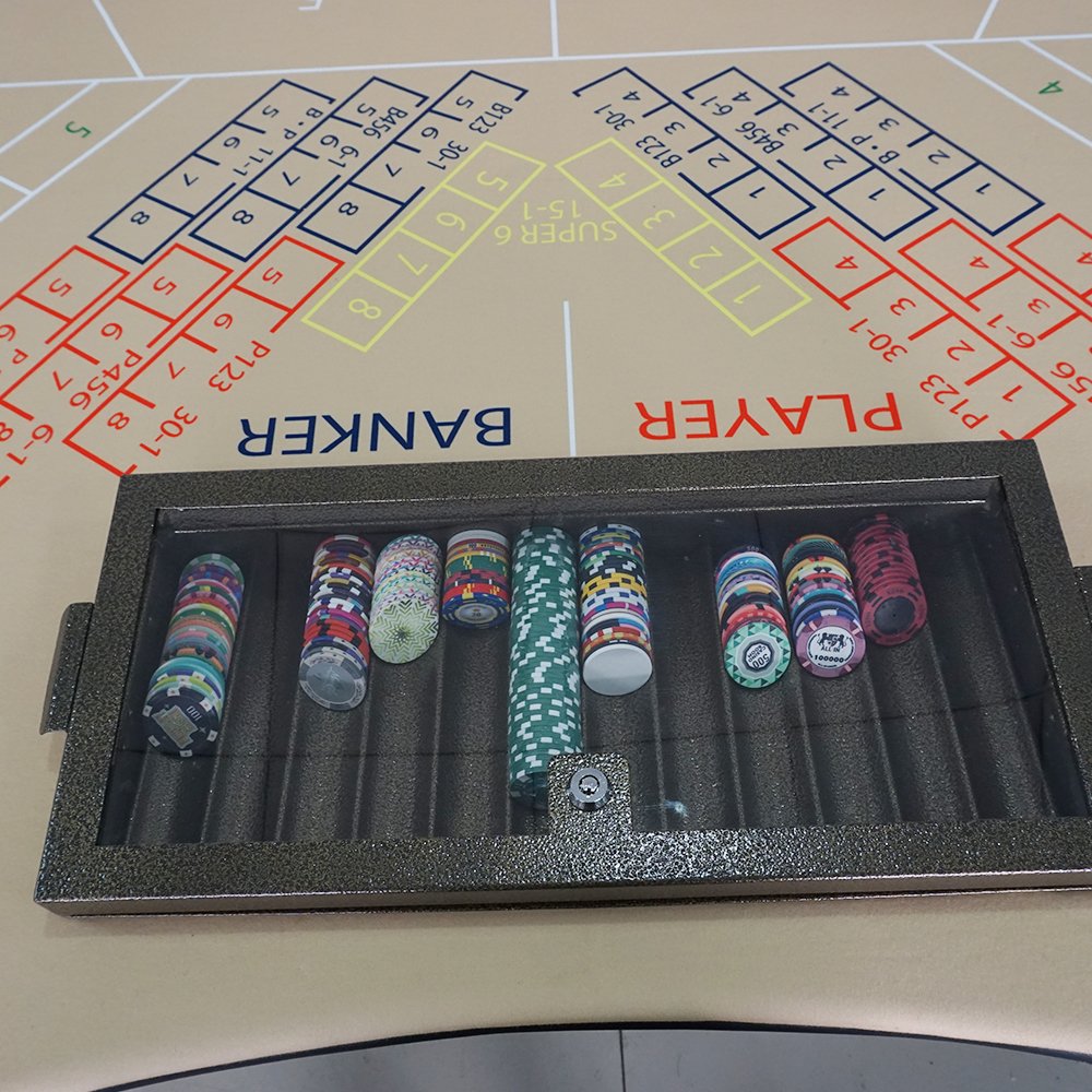 Casino One Stop Shop For Custom Felt Color Baccarat Tables 2.4m Casino Poker Game Gambling Table