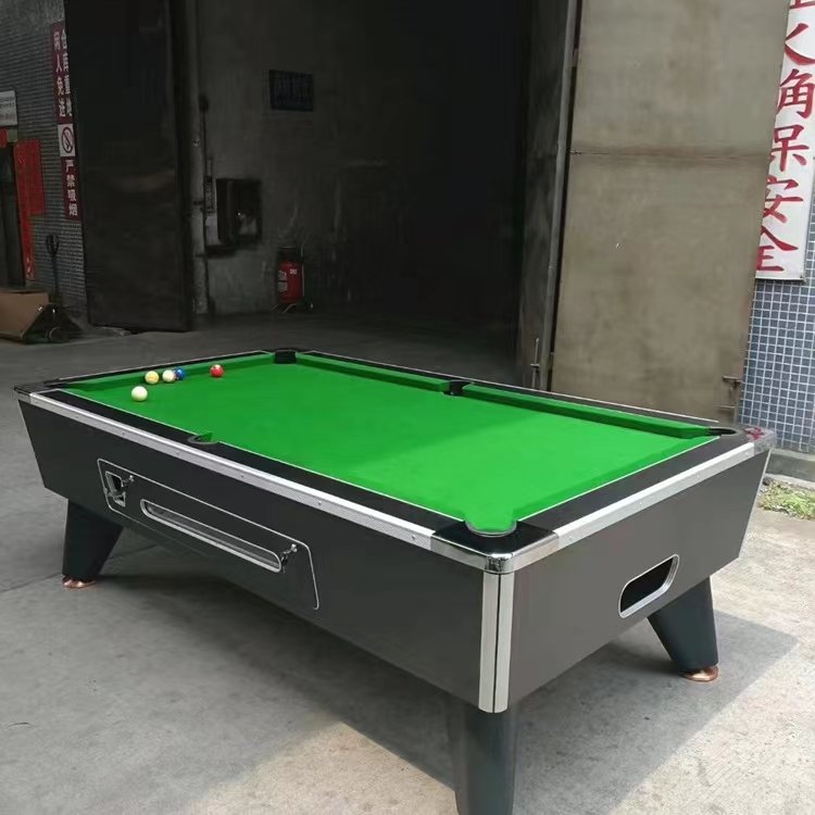 Commercial nature standard Restaurant Hotel use 7ft 8ft MDF and marble Coin-operated pool table