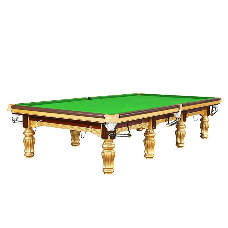 Hot-selling China manufacturer wholesale steel block cushion snooker table 10ft 12ft stone slate pool table for club