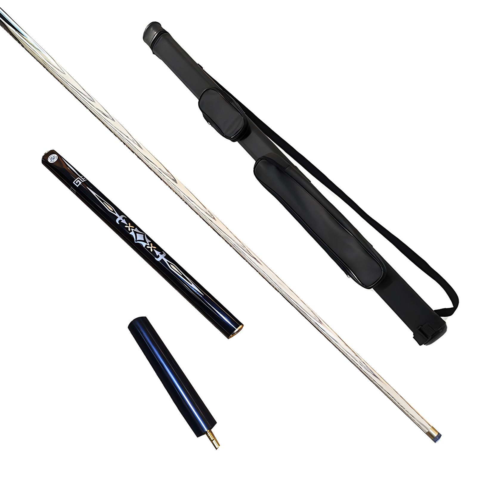 Ash Wood Snooker Cue Sticker 3/4 Jointed Cue With Billiard Accessory