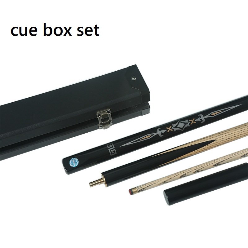 Ash Wood Snooker Cue Sticker 3/4 Jointed Cue With Billiard Accessory
