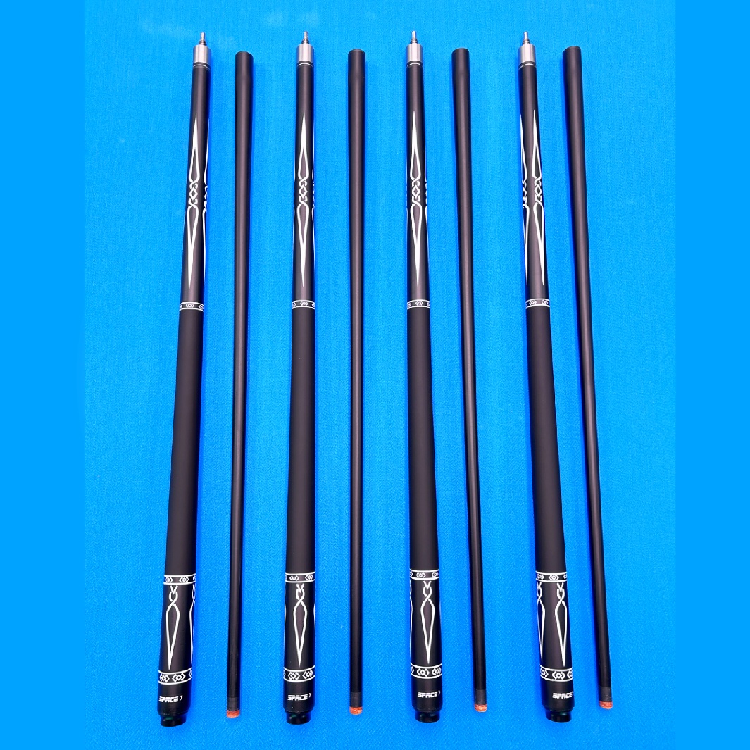 Manufacturers Black Technology Carbon Fiber Billiard Pool Cue Carbon Fiber Shaft 10-13mm Tip Size