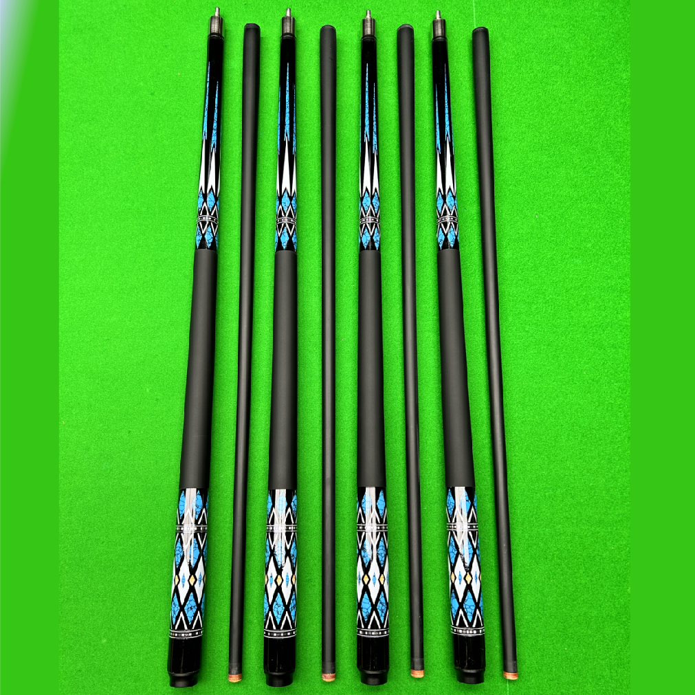 Manufacturers Black Technology Carbon Fiber Billiard Pool Cue Carbon Fiber Shaft 10-13mm Tip Size