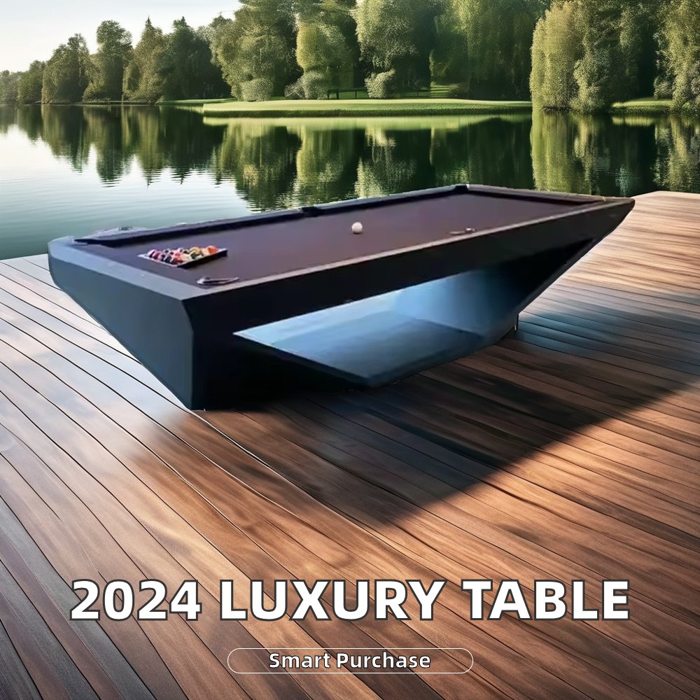 2024 Modern Luxury 9-Foot 8-Foot 7-Foot Stone Billiards Table New Design 15 Year Factory Solid Wood Leg American Billiards Table