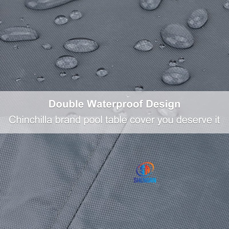 7/8/9ft pool table cover, waterproof and sunscreen pool cover Polyester, suitable for snooker pool table cover