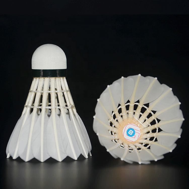 Professional BWF Approved Durable Badminton Ball Straight Long Goose Feather Badminton Shuttlecock 3in1 Speed 74/75/76/77/78