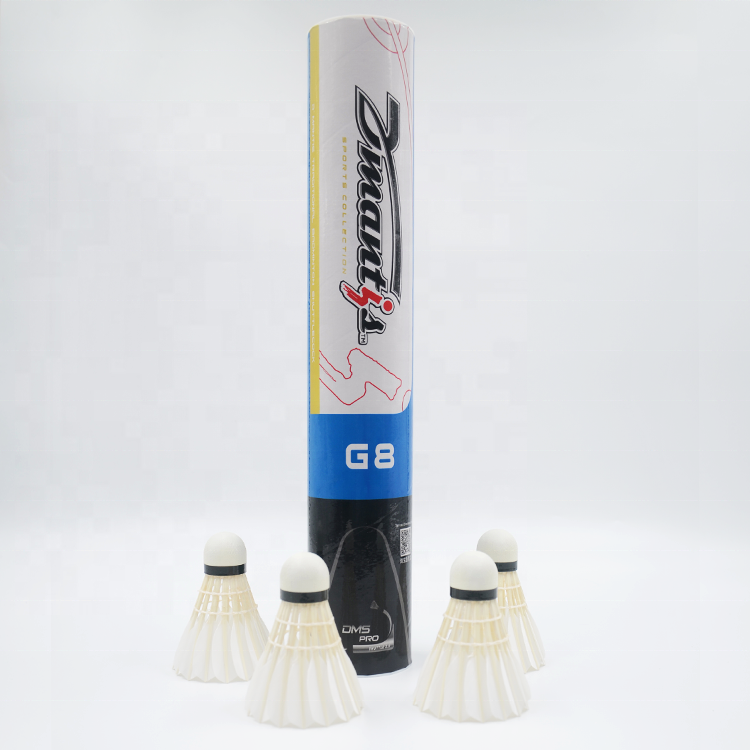 Professional BWF Approved Durable Badminton Ball Straight Long Goose Feather Badminton Shuttlecock 3in1 Speed 74/75/76/77/78