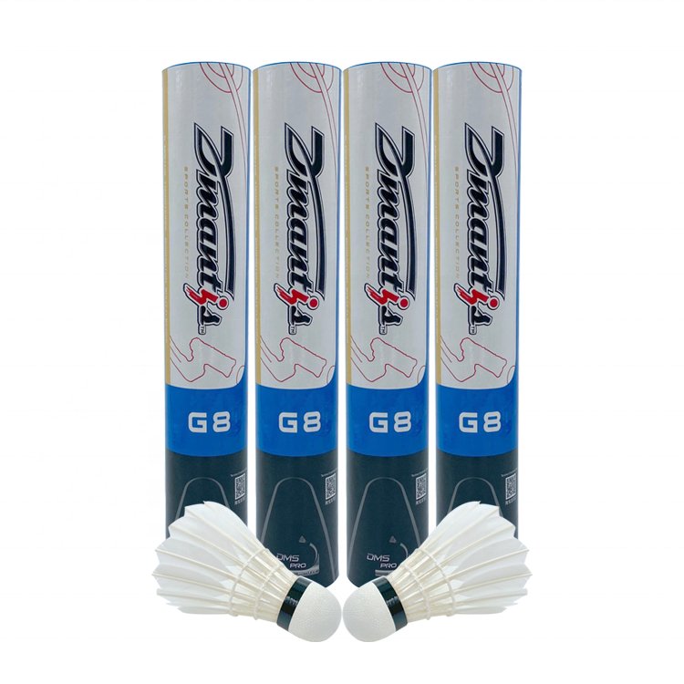 Professional BWF Approved Durable Badminton Ball Straight Long Goose Feather Badminton Shuttlecock 3in1 Speed 74/75/76/77/78
