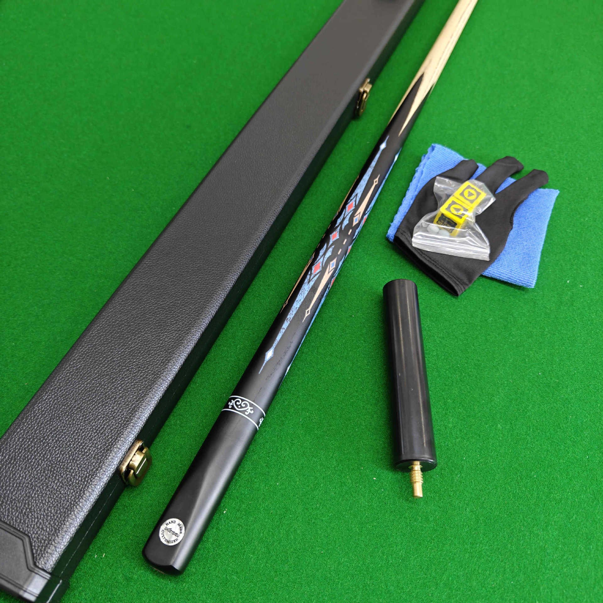 Billiard Hall Club Public Use Ash Wood Single Billiard Cue Set With Case