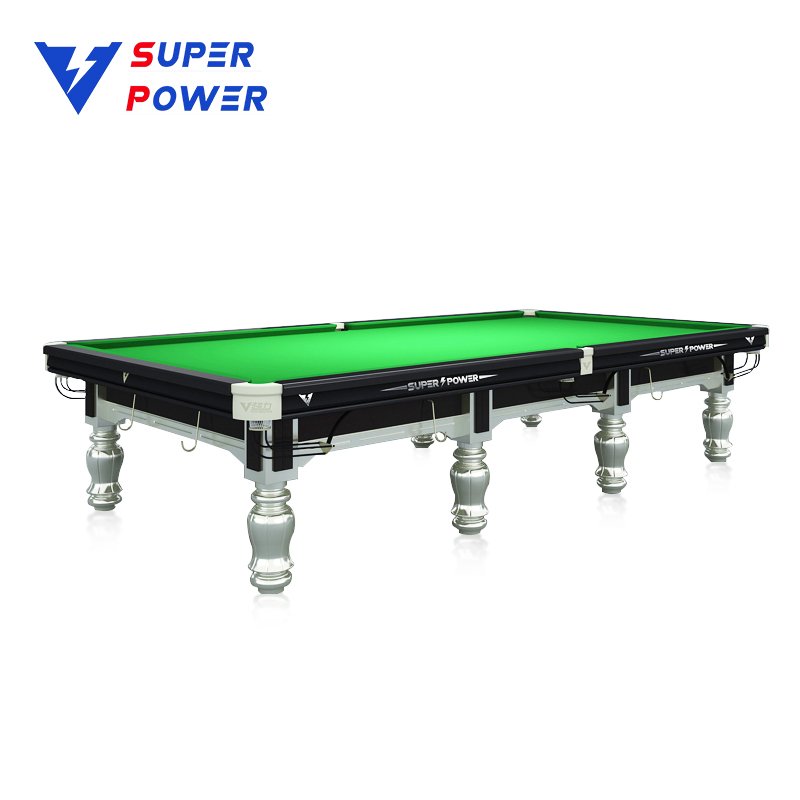 Super Power New Generation Custom Billiard Table Solid Wood High Quality 12ft Snooker Table