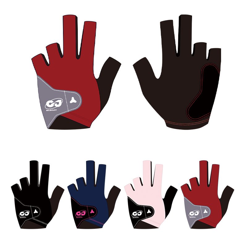 GJ GOLOVEJOY XG82 2024 New Design Billiards Pool Cue Gloves Open 3 Finger Shooter Snooker Gloves For Left Right Hand