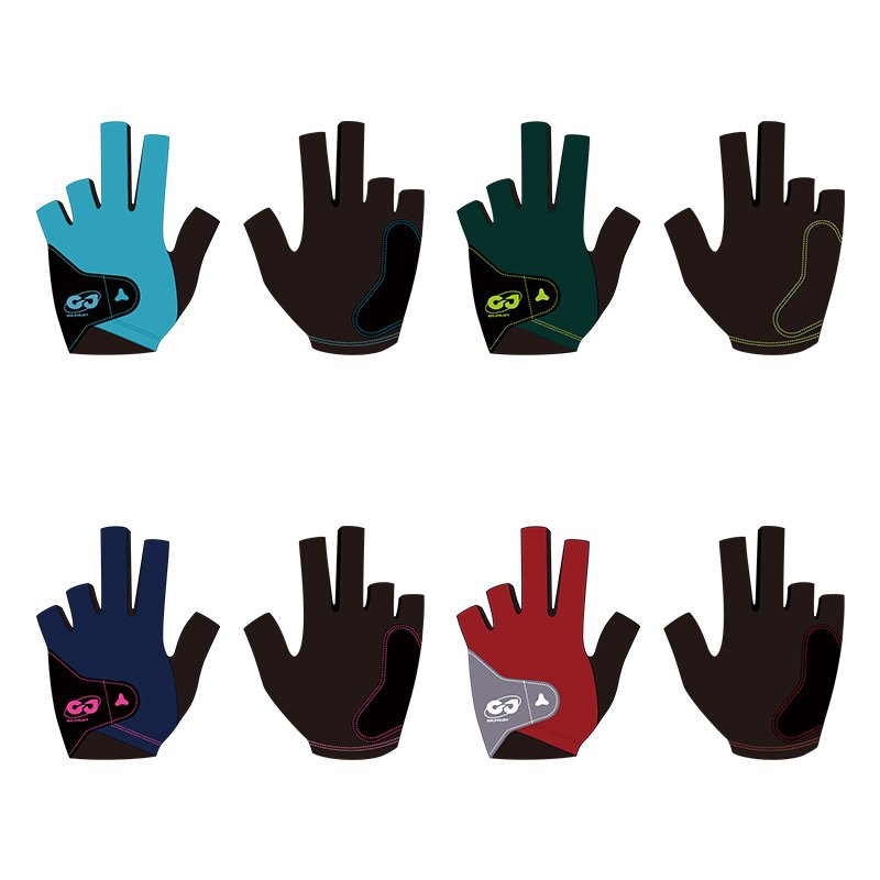 GJ GOLOVEJOY XG82 2024 New Design Billiards Pool Cue Gloves Open 3 Finger Shooter Snooker Gloves For Left Right Hand