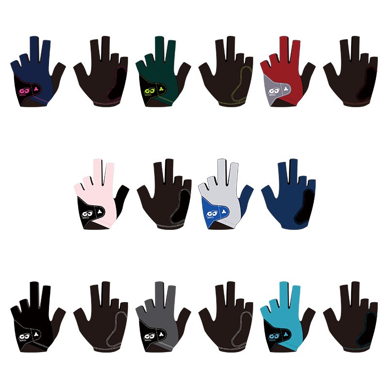 GJ GOLOVEJOY XG82 2024 New Design Billiards Pool Cue Gloves Open 3 Finger Shooter Snooker Gloves For Left Right Hand
