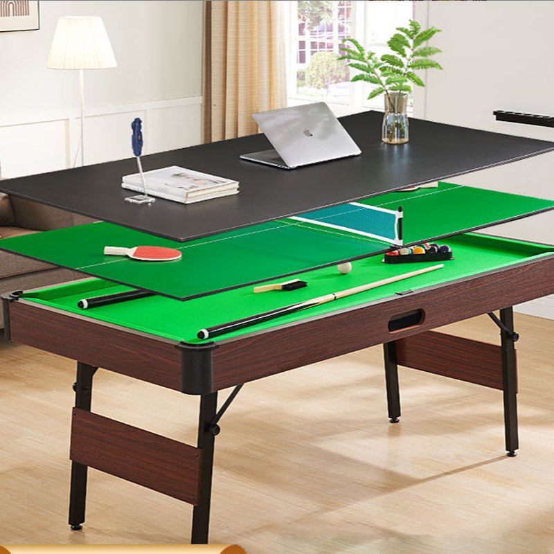 Folding 5ft Pool Table Wooden Professional Pool Snooker Billiard Tables 6ft China Foldable With 16 Pool Balls