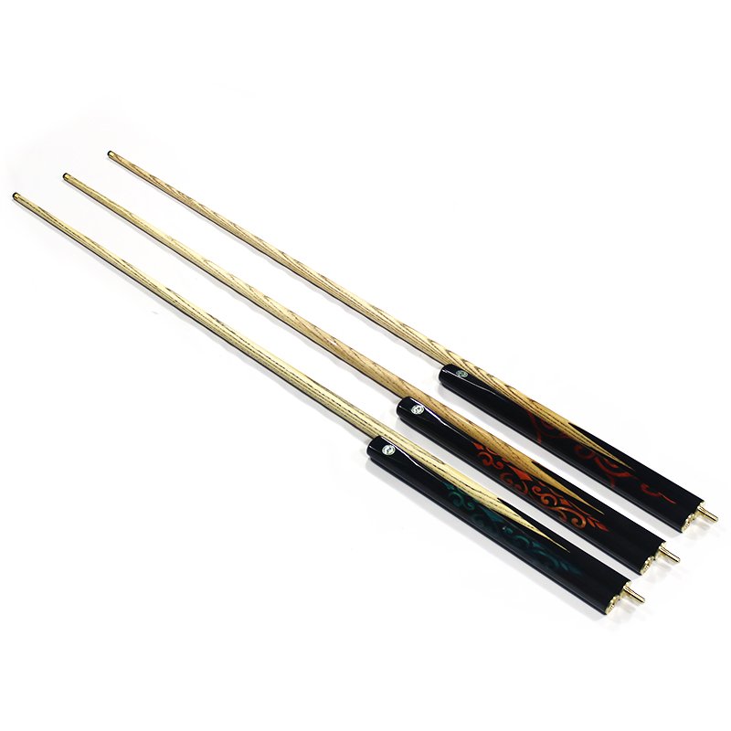 Super Quality 3/4-PC Snooker Cue Sticks with Extension 9mm/10mm Handmade Ashwood Billiard Cues 57inch