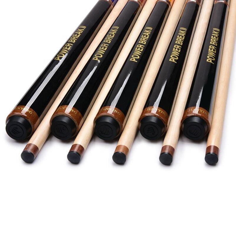 Popular High End Jianying Maple Power Break 3pc Billiard Jump Break Cue For Sale