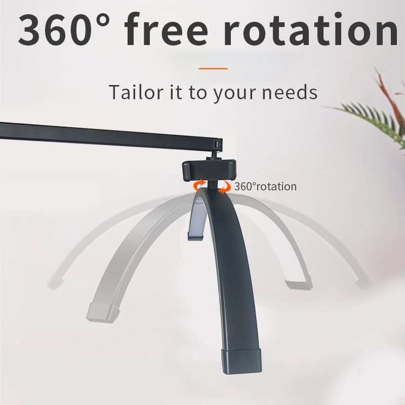 24-inch 36W Half-moon Beauty Lamp Floor Lamp Bedside Tattoo Nail Print Hair Lamp LED 90 Aluminum Alloy Led Snooker Table Lights