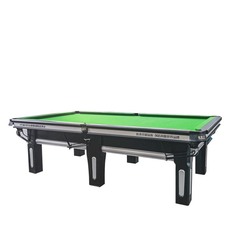 Standard square legged professional bluestone steel pool pool table, Chinese black 8-sball pool table