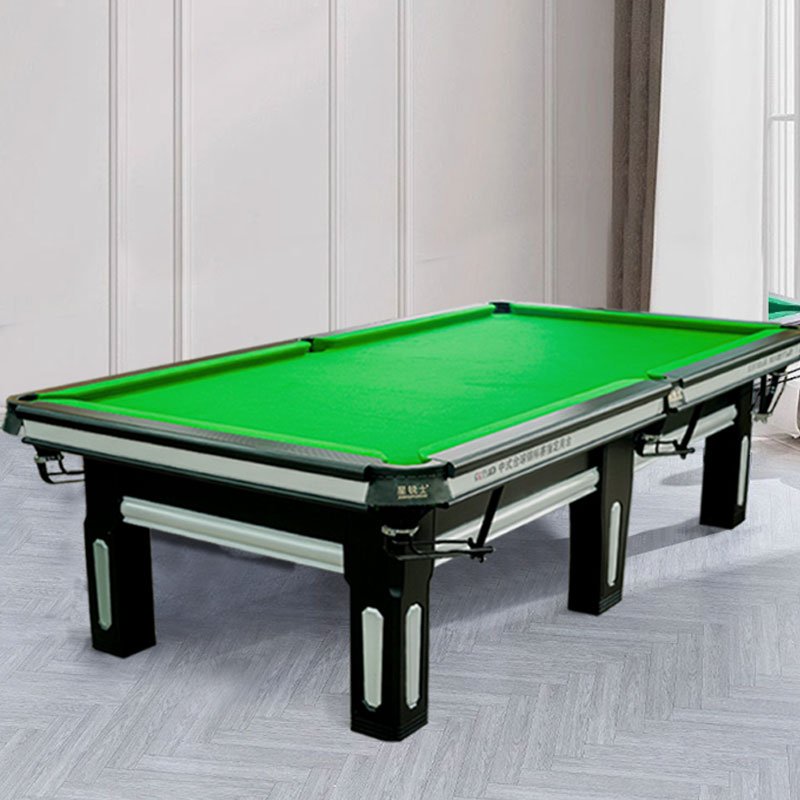 Standard square legged professional bluestone steel pool pool table, Chinese black 8-sball pool table