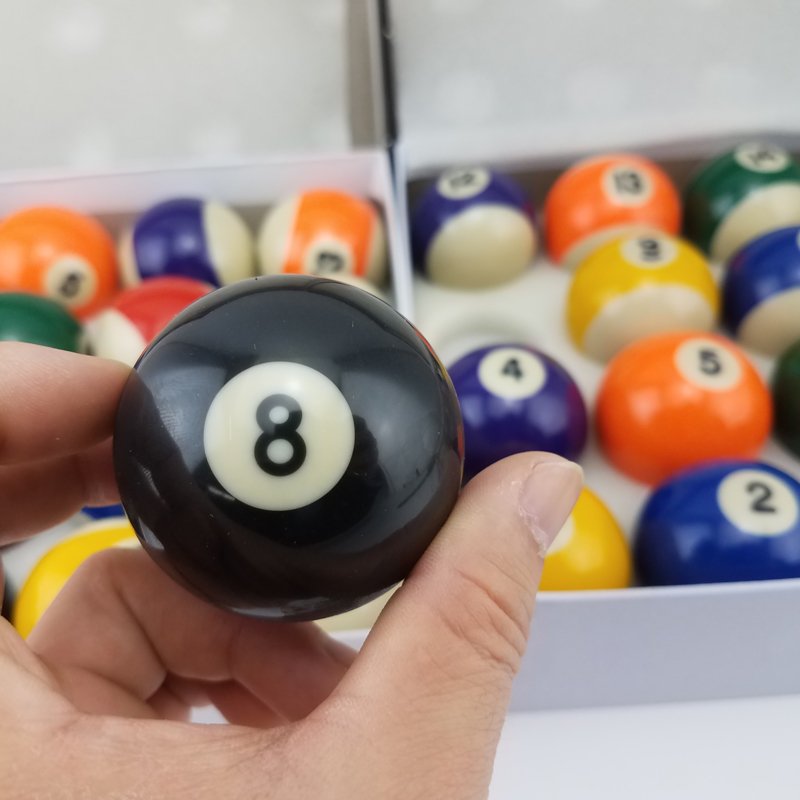 China source manufacturer Factory standard size 57.2mm resin billiard ball snooker ball set snooker billiard accessories