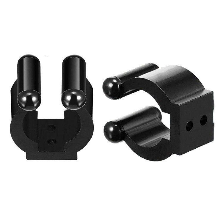 Different Size Black Plastic Pool Snooker Billiard Table Cue Rack Parts Pool Cue Clips