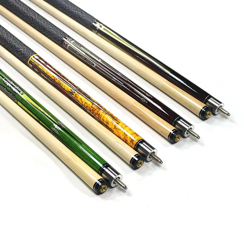 57inch Maple Wood good quality cue stick billiard pool cue with stainless joint