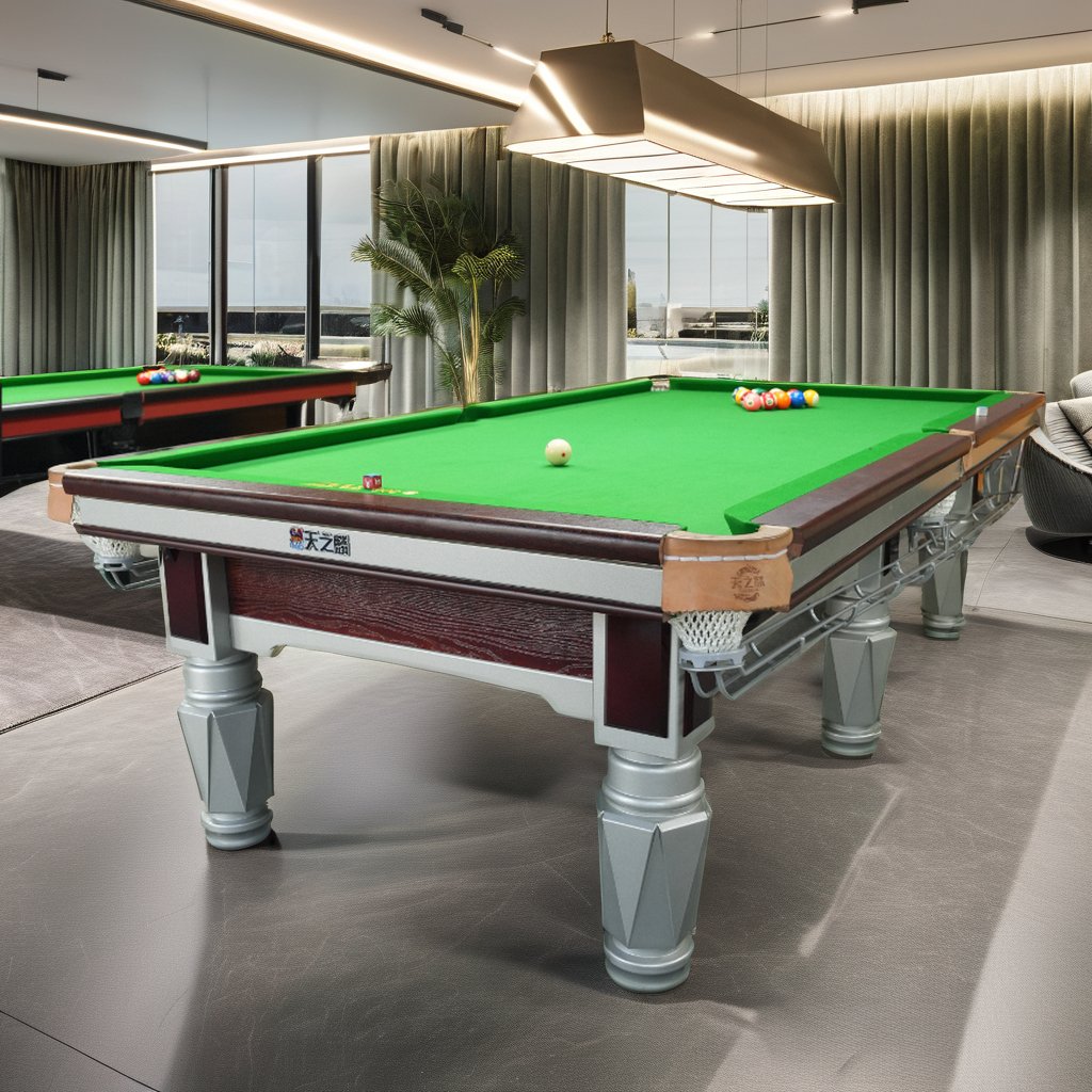 Custom Size 3-in-1 Sports Table Full Size Snooker Billard Pool Dining Table with Slate Marble Top Wood Legs Cue Accessories