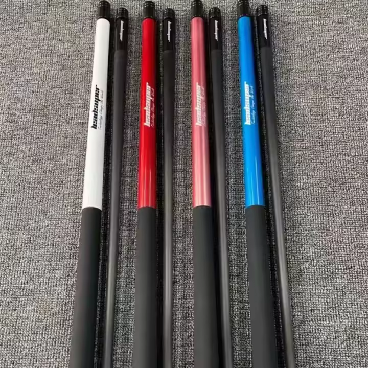xikuno Economical Professional Lead Ultra Carbon Fiber Shaft Handmade Billiards Pool Cue with 12.75mm Tip