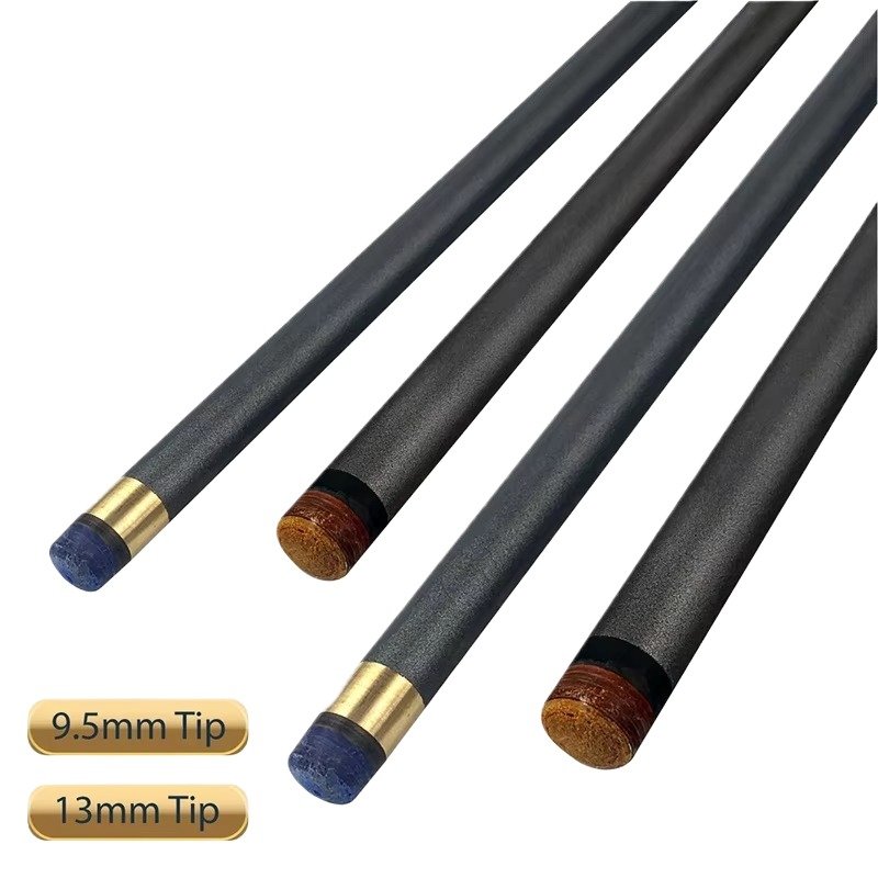 Zhuoying hot selling carbon fiber pool cue cue factory direct sales 9.5mm and 13mm carbon pool cue tip