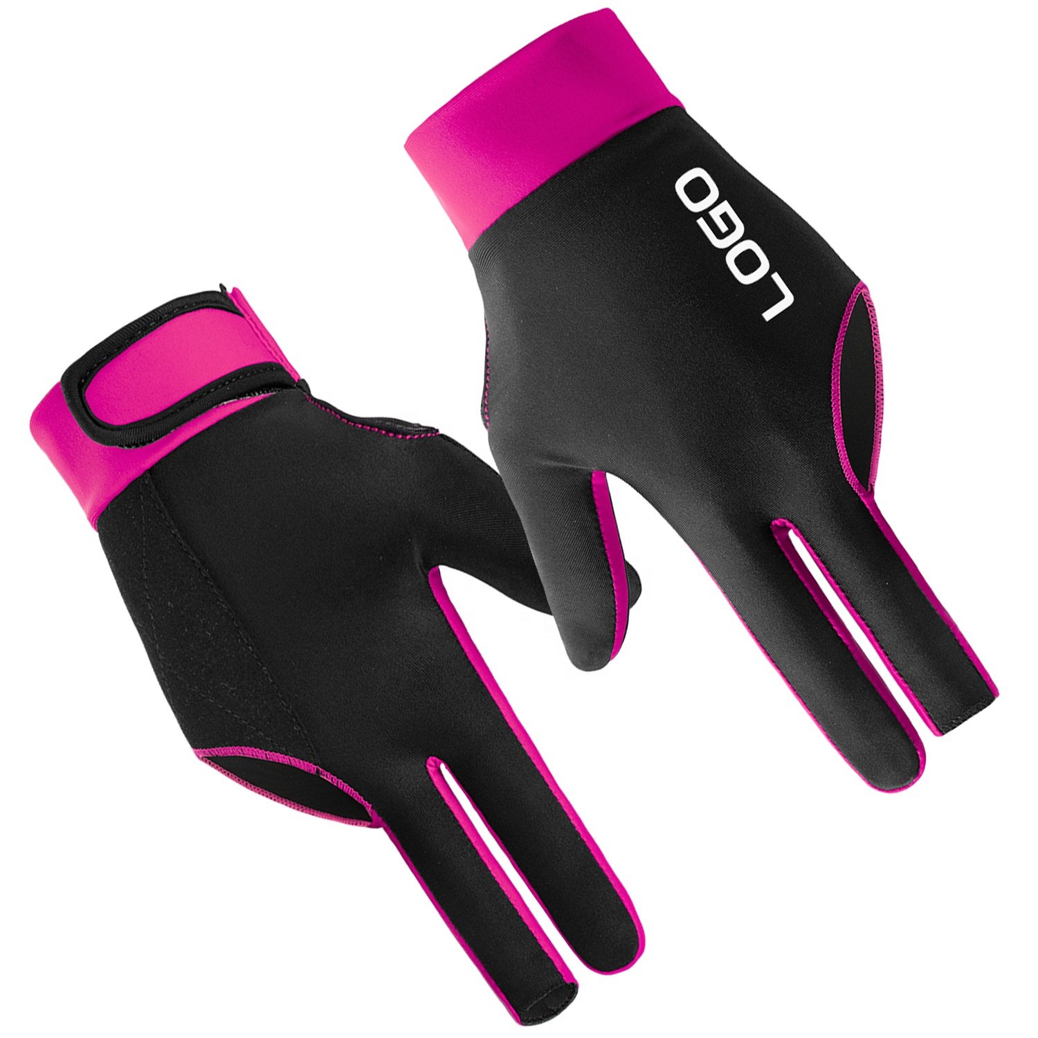 Fine Quality Hard-wearing Soft Snooker Gloves Most Popular Cheap Stain Resistant Spandex Comfortable Pool Billiards