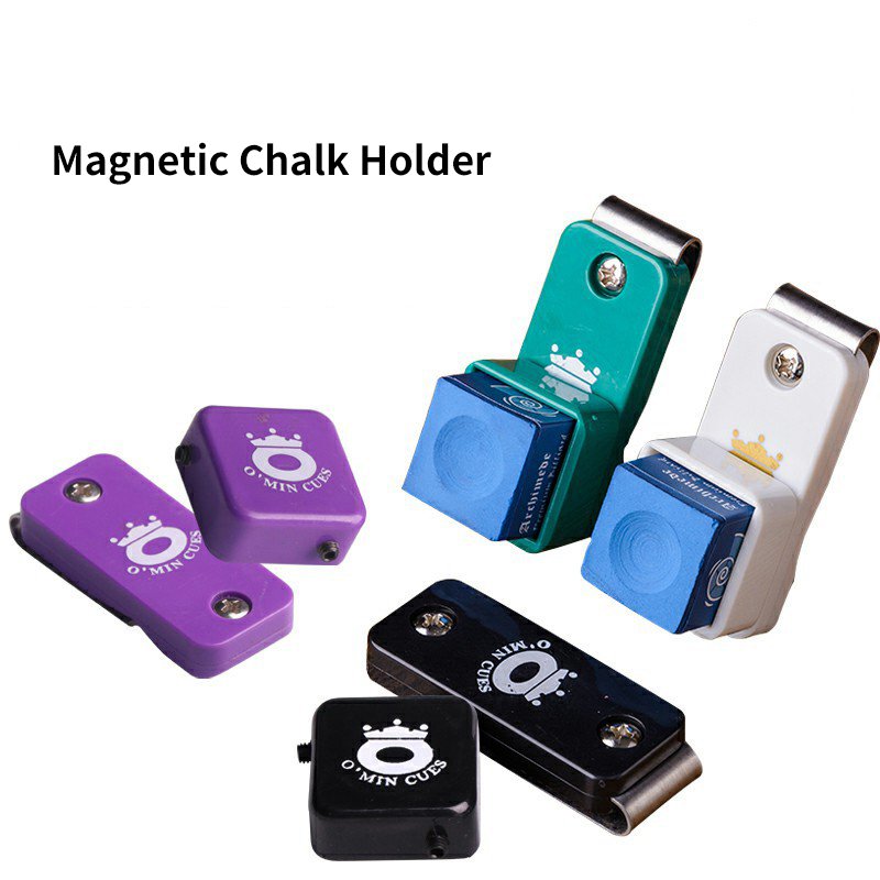 Billiard Chalk Holder Billiard Chalk Case Magnetic with Belt Clip Portable Mini Pool Cue Snooker Accessories Practical Tool