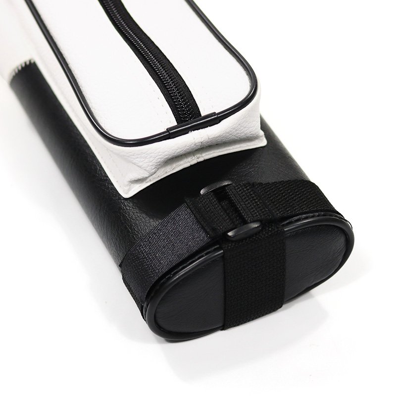 2B2S Black White Color 4holes Snooker Billiard Pool Cue Case Holder Bag