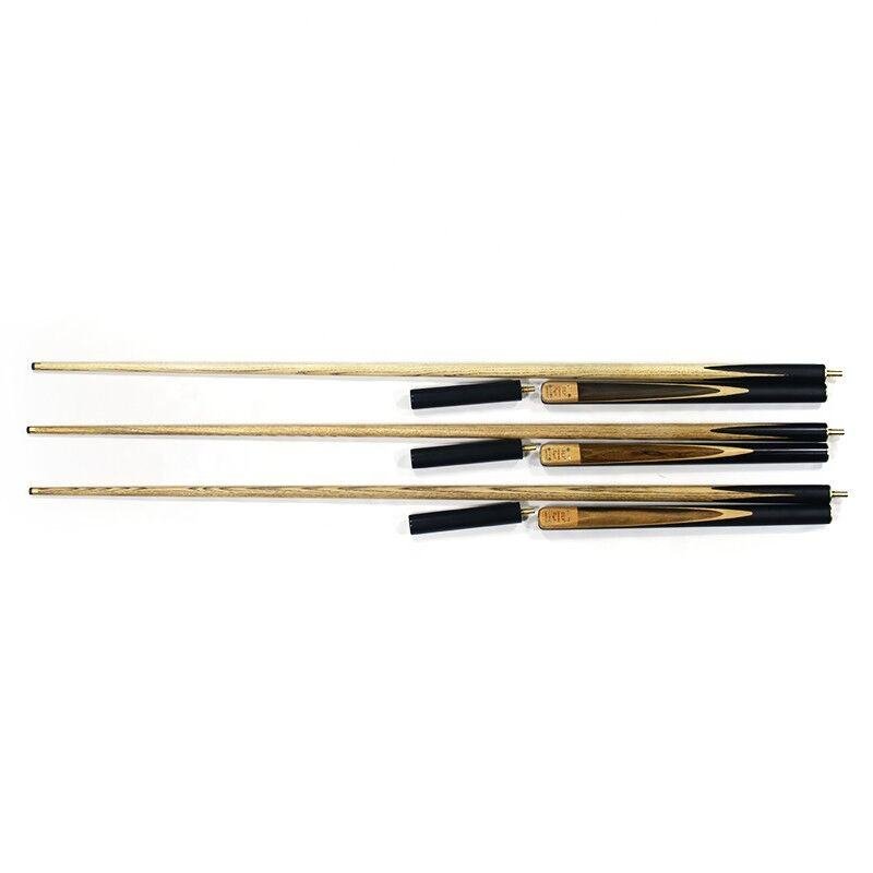 Economic 3/4-PC Hand Made Ash wood shaft Ebony Butt 10mm tip Billiard Snooker Cue with extension For Sale