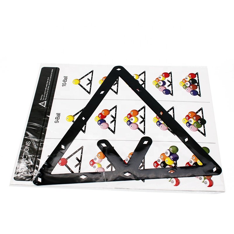 Billiard Pool Ball Triangle Shape 6Pcs/Lot Indiscernible Magic Rack Sheet/ Rack Sheet