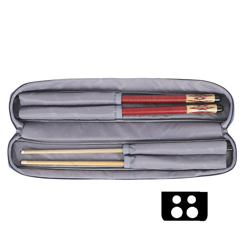 4 holes Pool Cue Stick Carrying Case With Strap Travel Billiard Bag Easy Carrying Pool Cue Stick Carrying Bag