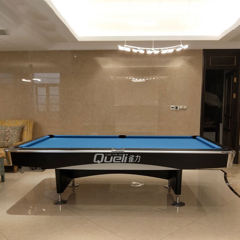 Modern 9ft Slate 9 Ball Game Billiard Pool Table Custom Size Solid Wood Legs Rubber/MDF Cushions Indoor Spo