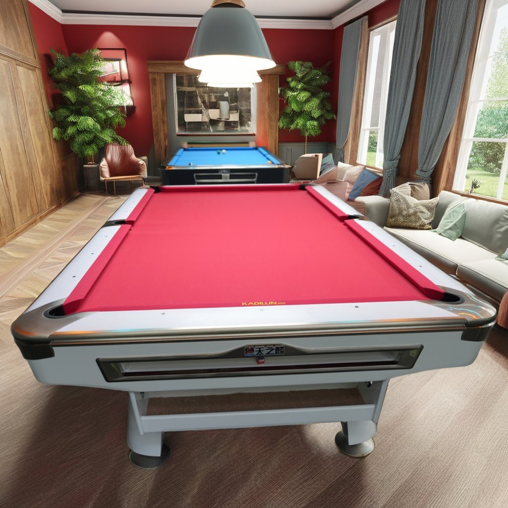 Wholesale 2024 Cheap Price 9ft 8ft 7ft Pool Tables Solid Pattern Snooker Wooden Legs PVC Pockets Ball Return Billiard Table