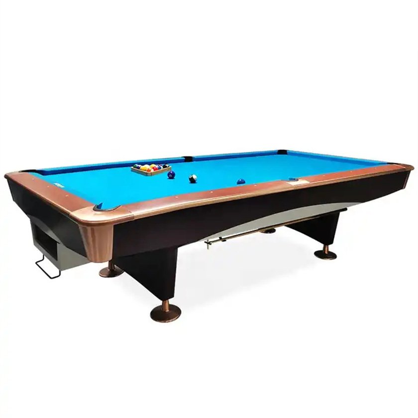 Wholesale Professional 9ft Solid Wood SLATE Pool Table Tournament Series Snooker Billiard Tables Automatic Ball Customa