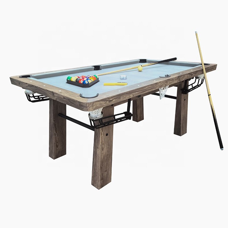 Professional 7ft Multi Game Tables Pool Dining Pingpong Table Billiard Table For Adult