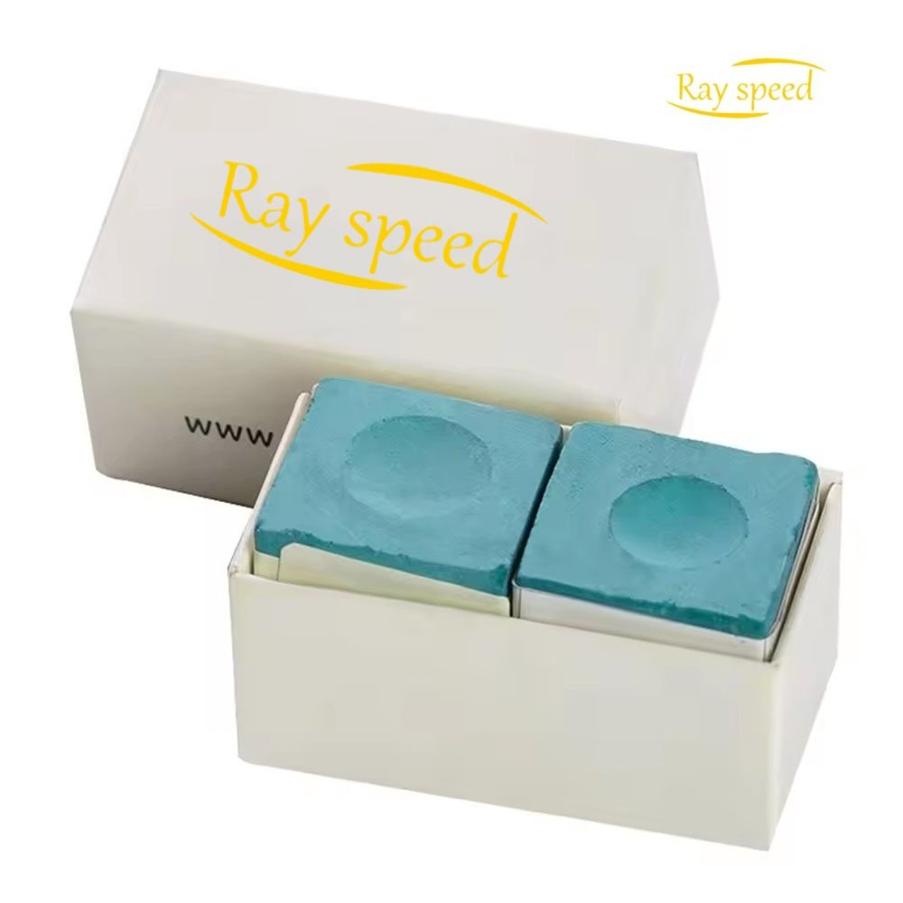 Rayspeed Billiard Chalk Hot Selling Factory Direct Cheap Pool Chalk 2pcs a Box Colorful Billiard Pool Snooker Chalks